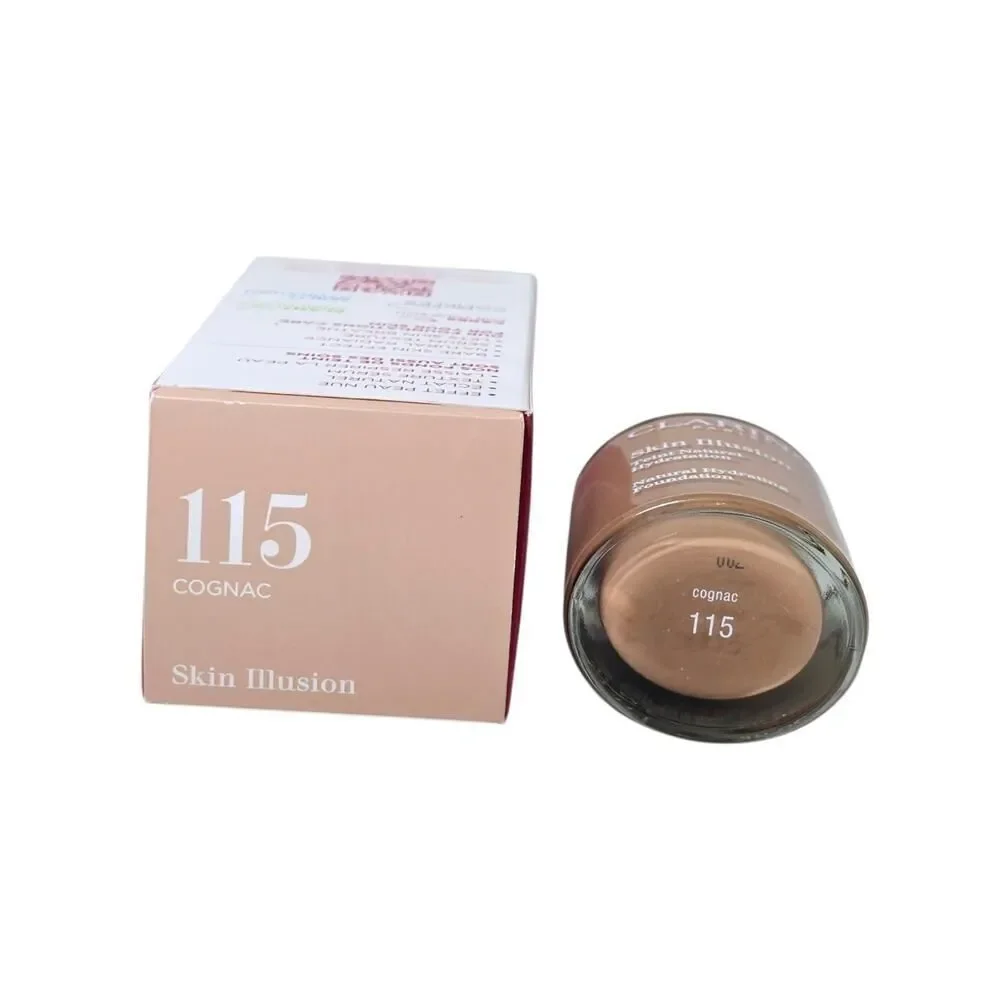CLARINS Skin Illusion Natural Hydrating Foundation SPF 15 (Shade 115) NIB